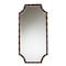 Baxton Studio Lieven Rustic Glam and Luxe Two-Tone Light Brown and Black Finished Metal Accent Wall Mirror 229-12928-ZORO - alternate 1
